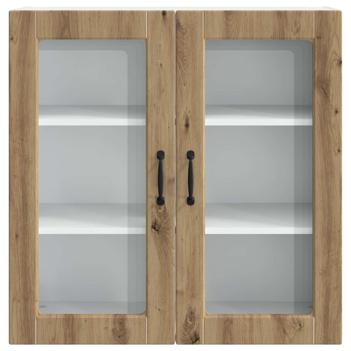 Væglågskab PORTO Artisan Egetræ 80 x 31 x 80 cm Konstrueret træ