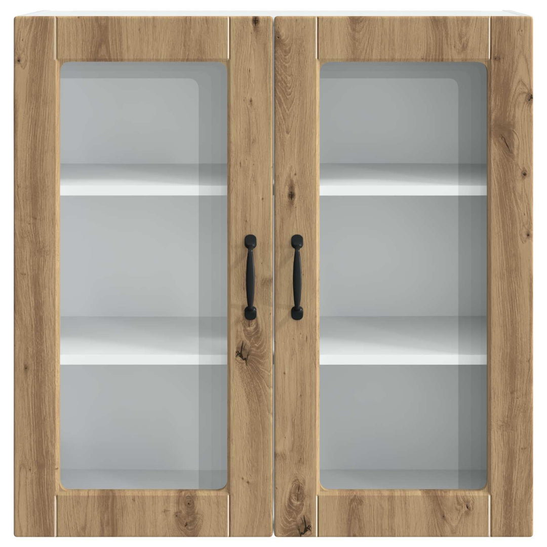 Væglågskab PORTO Artisan Egetræ 80 x 31 x 80 cm Konstrueret træ