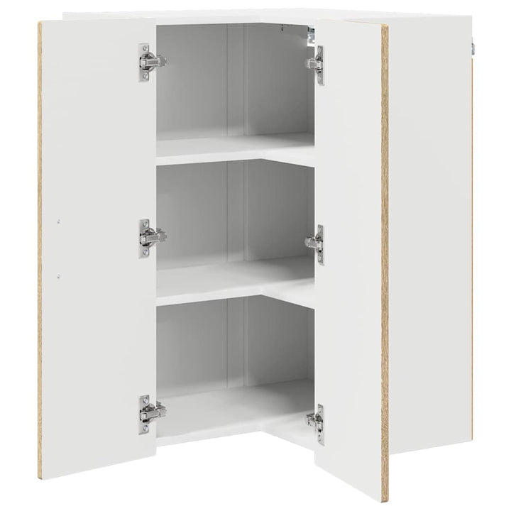 Væghjørneskab PORTO Sonoma eg 57 x 57 x 80 cm Konstrueret træ