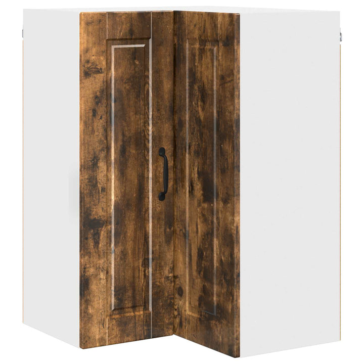 Væg hjørneskab PORTO Røget eg 57 x 57 x 80 cm Konstrueret træ