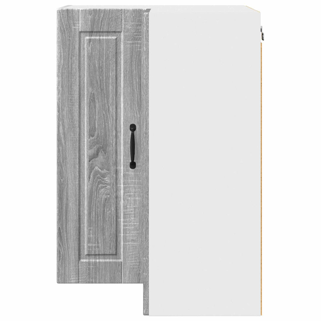 Væg hjørneskab PORTO Grå Sonoma 57 x 57 x 80 cm Konstrueret træ