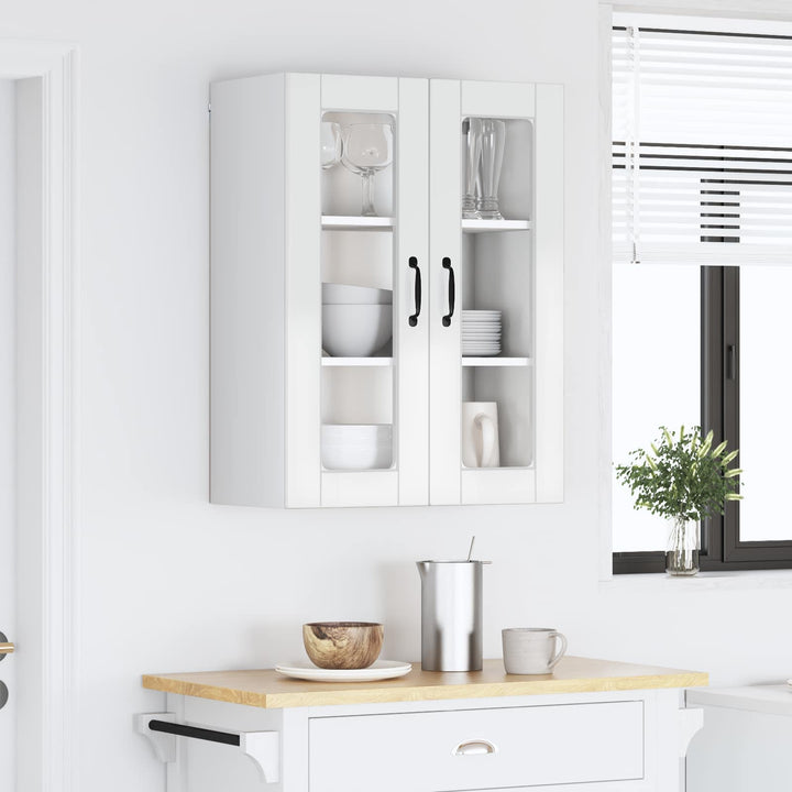 Væglågskab PORTO Høj gloss hvid 60 x 31 x 80 cm Konstrueret træ