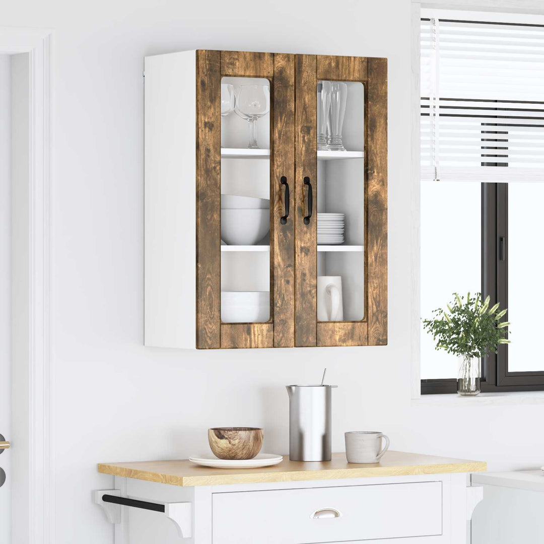Væglågskab PORTO Røget eg 60 x 31 x 80 cm Konstrueret træ