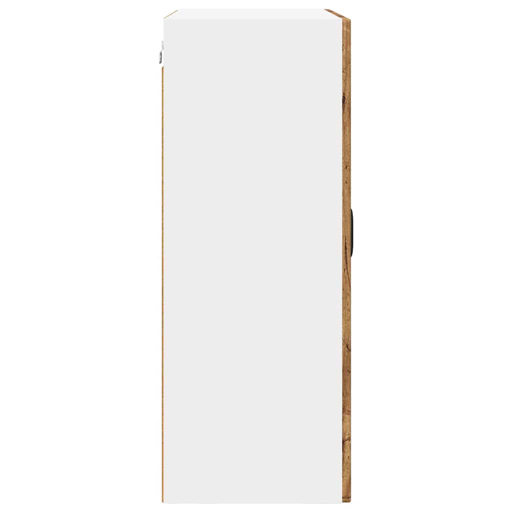 Væglågskab PORTO Gammelt træ 60 x 31 x 80 cm Konstrueret træ