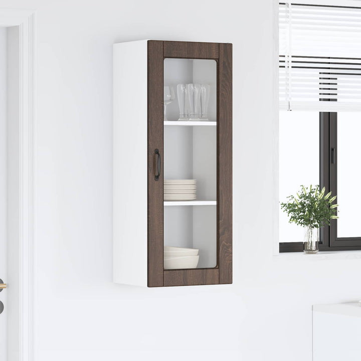 Væglågskab PORTO Brun eg 40 x 31 x 100 cm Konstrueret træ