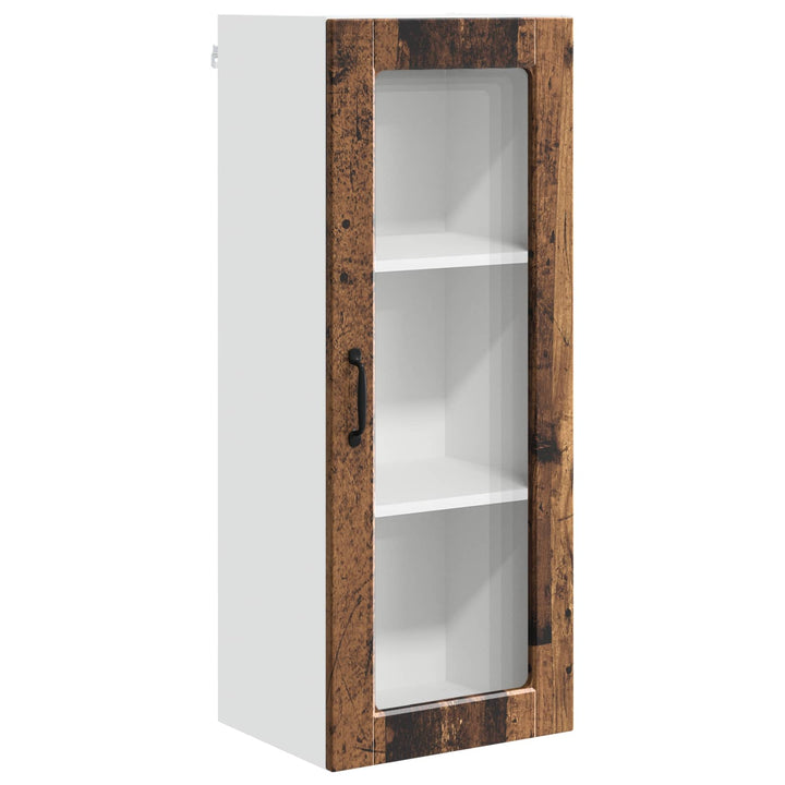 Væglågskab PORTO Gammelt træ 40 x 31 x 100 cm Konstrueret træ