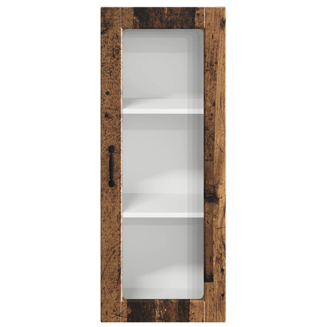 Væglågskab PORTO Gammelt træ 40 x 31 x 100 cm Konstrueret træ