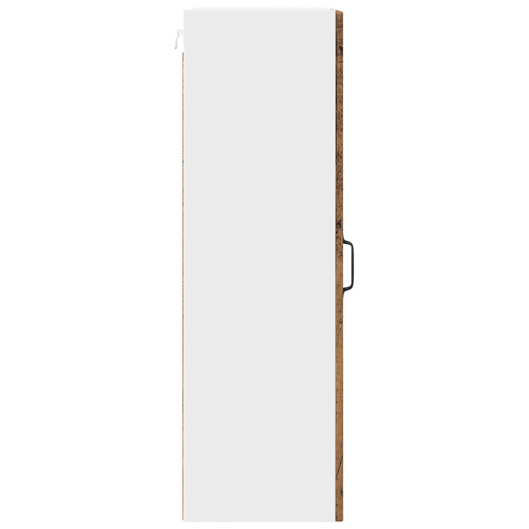 Væglågskab PORTO Gammelt træ 40 x 31 x 100 cm Konstrueret træ