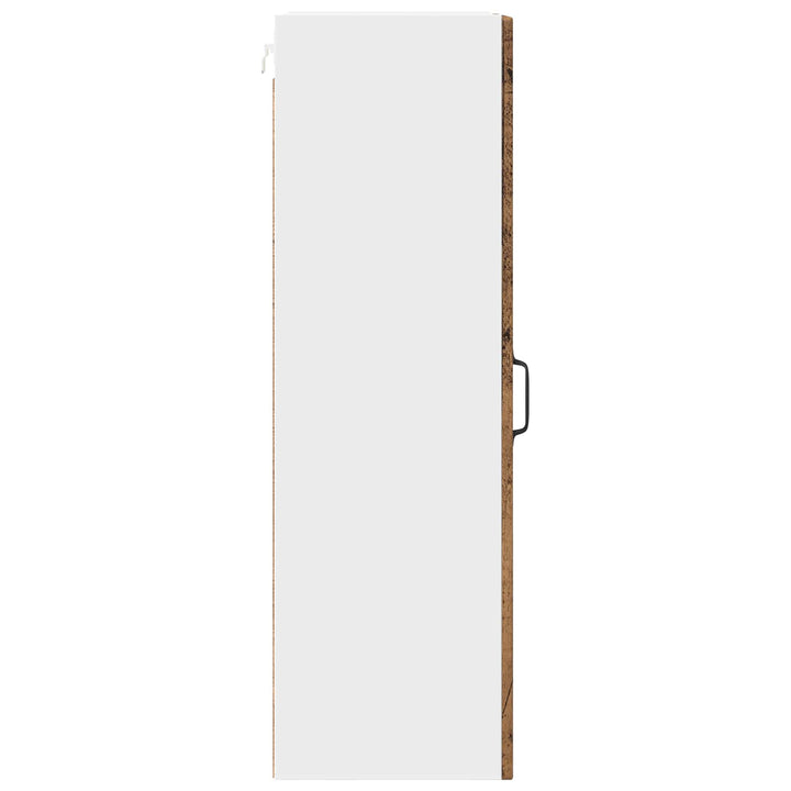 Væglågskab PORTO Gammelt træ 40 x 31 x 100 cm Konstrueret træ