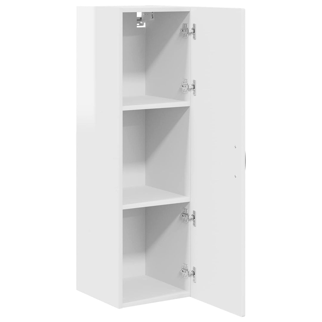 Vægskab PORTO Høj gloss hvid 30 x 31 x 100 cm Konstrueret træ