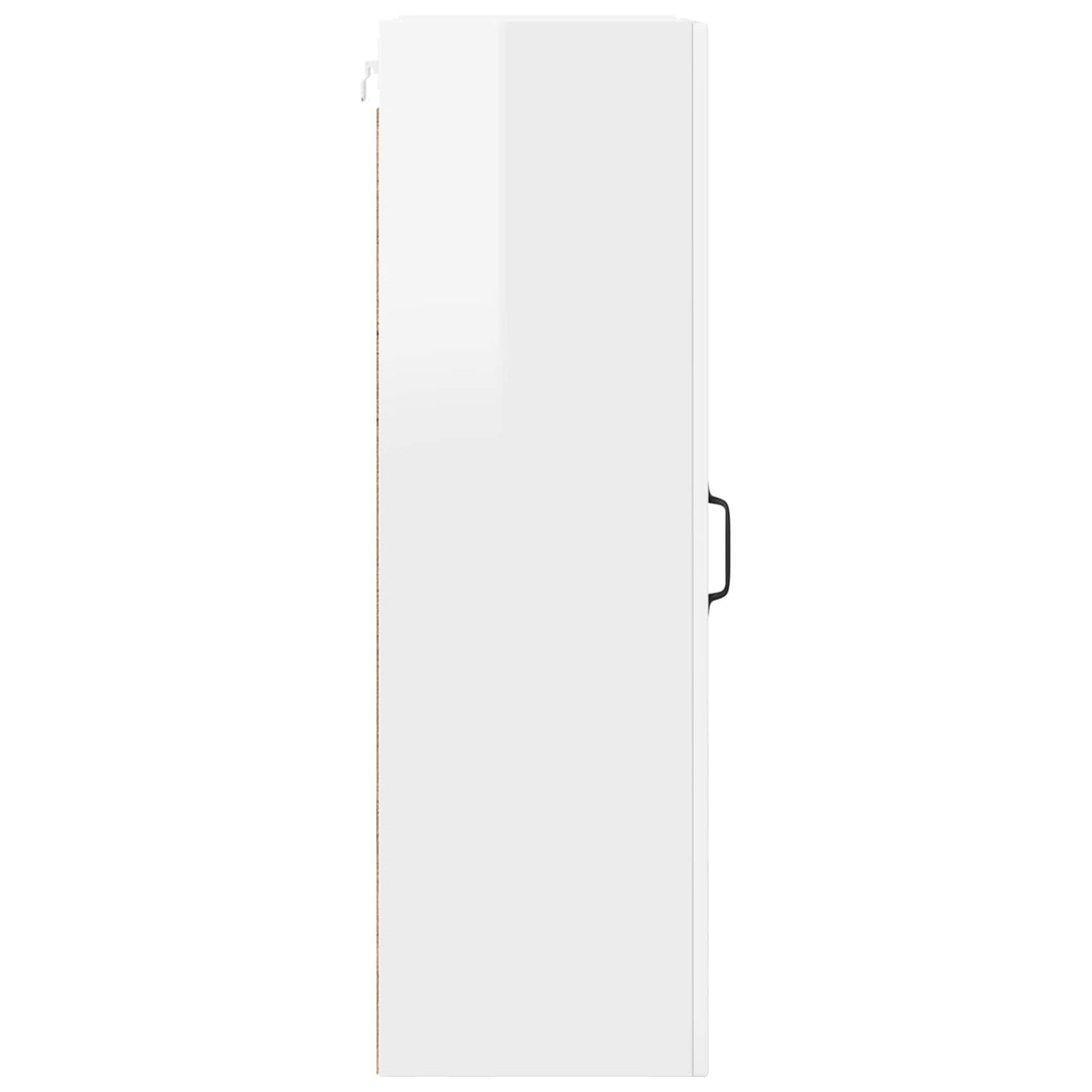 Vægskab PORTO Høj gloss hvid 30 x 31 x 100 cm Konstrueret træ