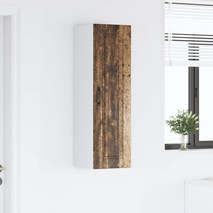 Vægskab PORTO Gammelt træ 30 x 31 x 100 cm Konstrueret træ