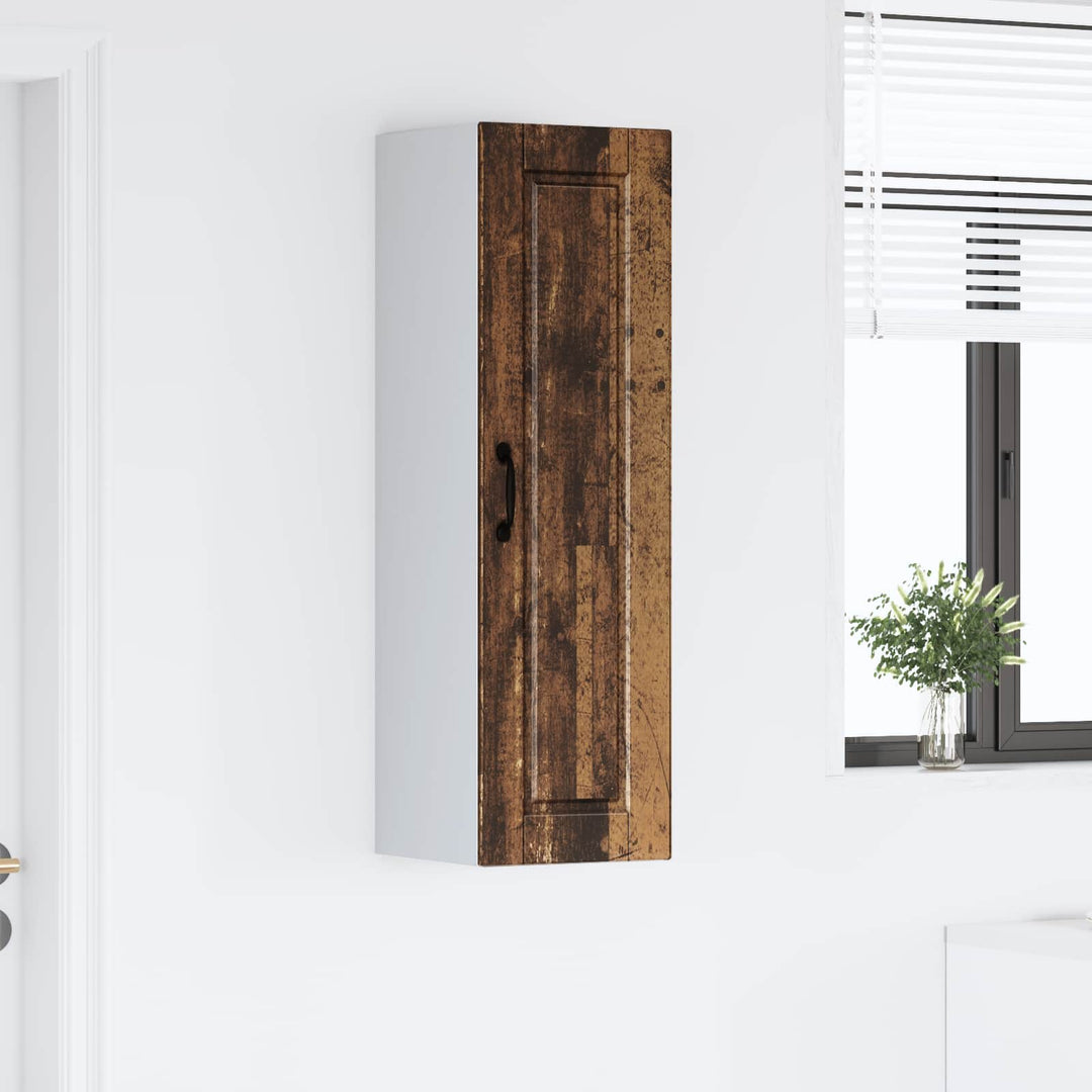 Vægskab PORTO Gammelt træ 30 x 31 x 100 cm Konstrueret træ