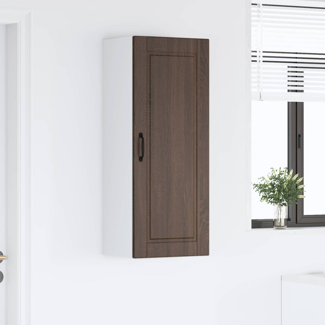 Vægskab PORTO Brun eg 40 x 31 x 100 cm Konstrueret træ