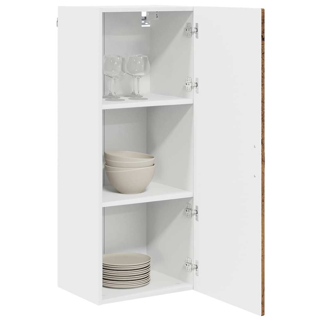 Vægskab PORTO Gammelt træ 40 x 31 x 100 cm Konstrueret træ
