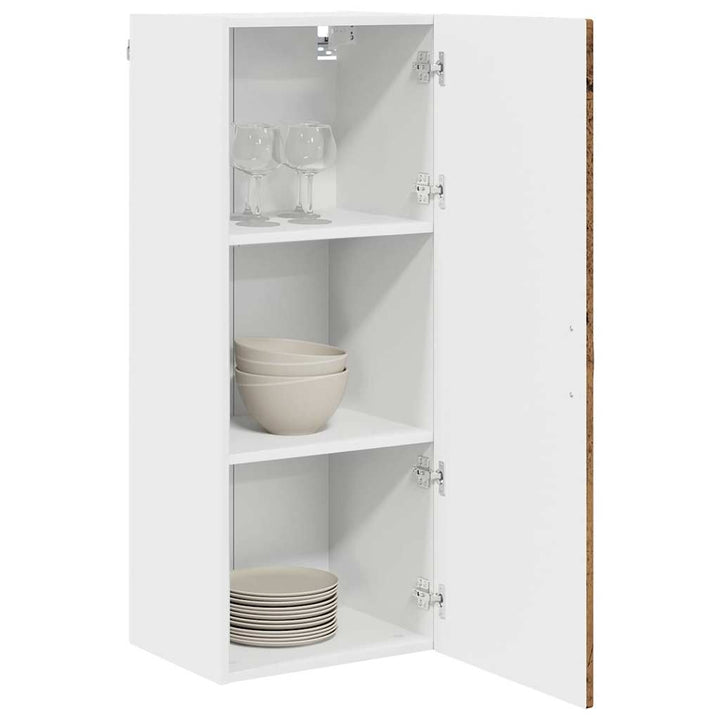 Vægskab PORTO Gammelt træ 40 x 31 x 100 cm Konstrueret træ