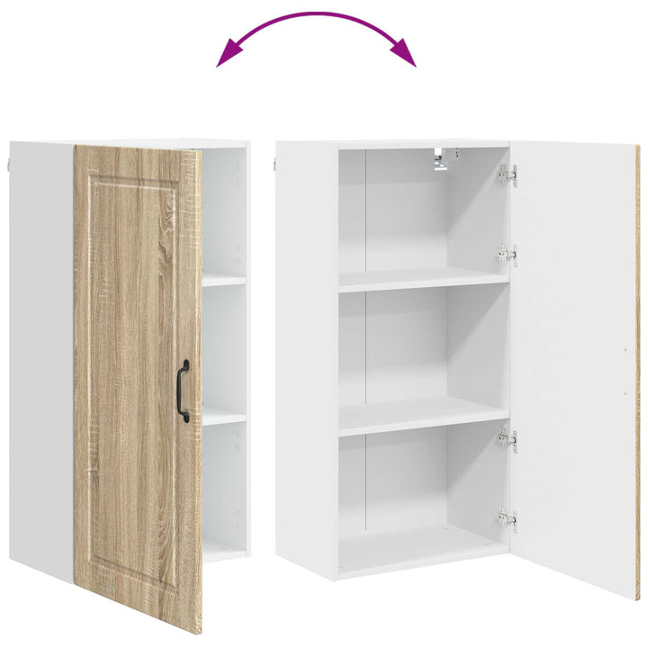 Vægskab PORTO Sonoma eg 50 x 31 x 100 cm Konstrueret træ