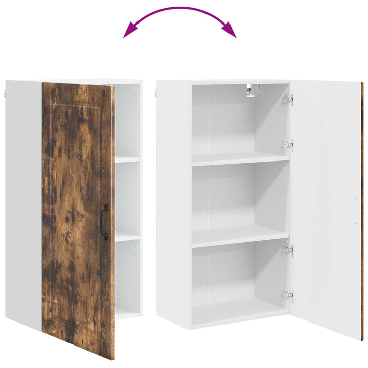 Vægskab PORTO Røget eg 50 x 31 x 100 cm Konstrueret træ