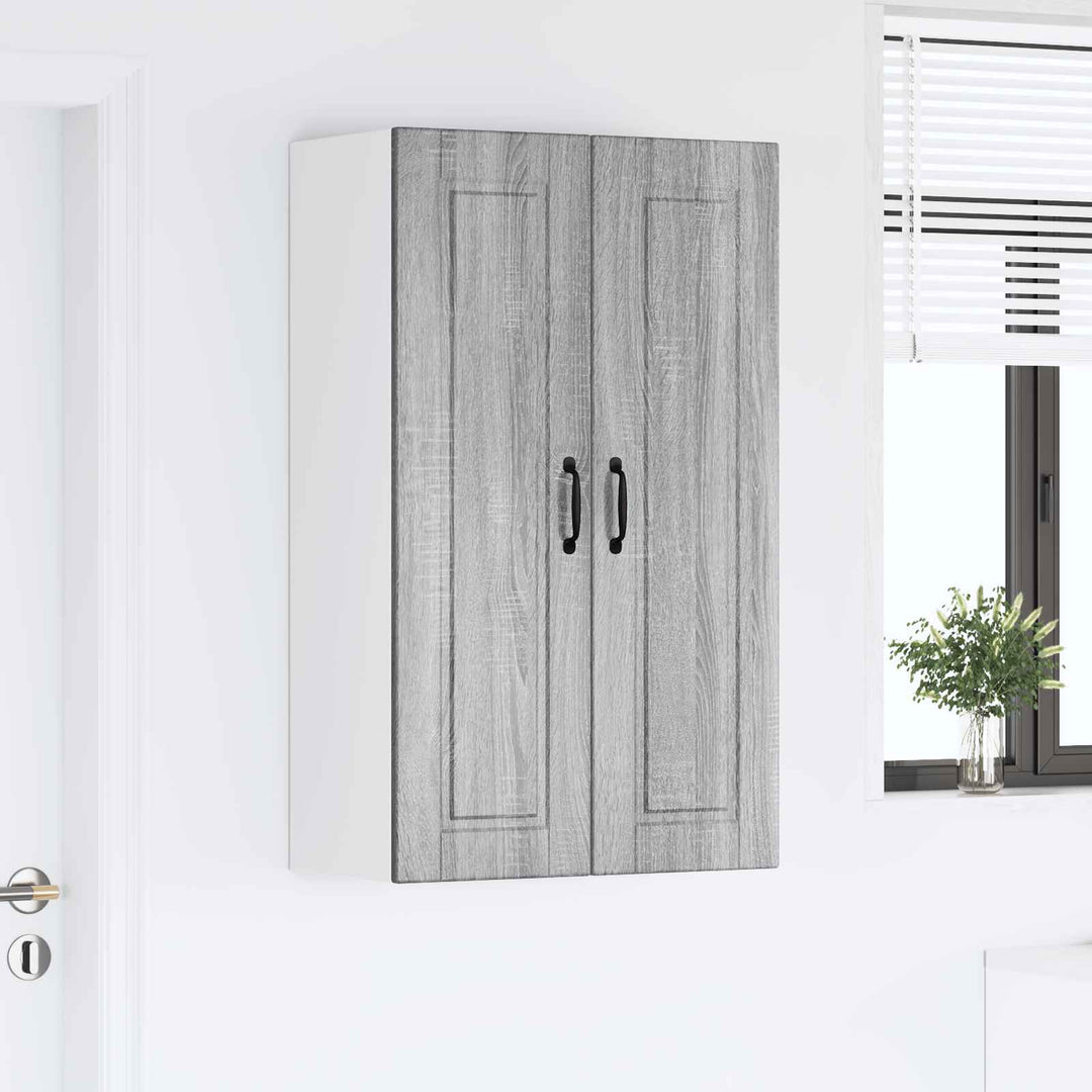 Vægskab PORTO Grå Sonoma 60 x 31 x 100 cm Konstrueret træ