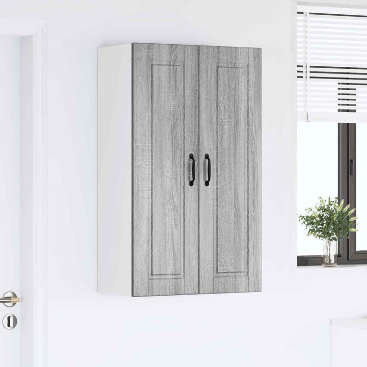 Vægskab PORTO Grå Sonoma 60 x 31 x 100 cm Konstrueret træ