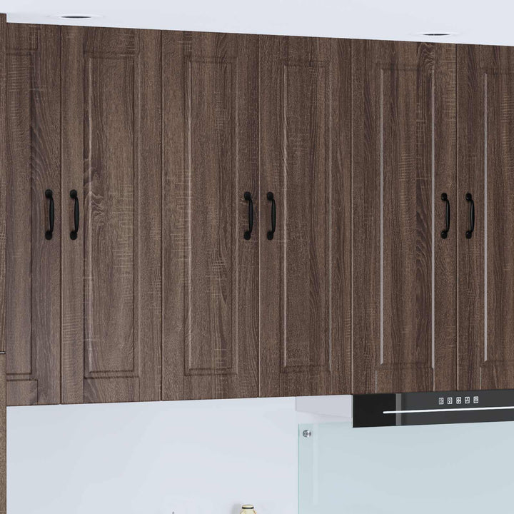 Vægskab PORTO Brun eg 60 x 31 x 100 cm Konstrueret træ