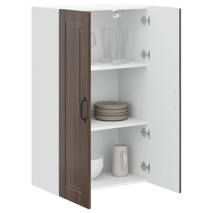 Vægskab PORTO Brun eg 60 x 31 x 100 cm Konstrueret træ