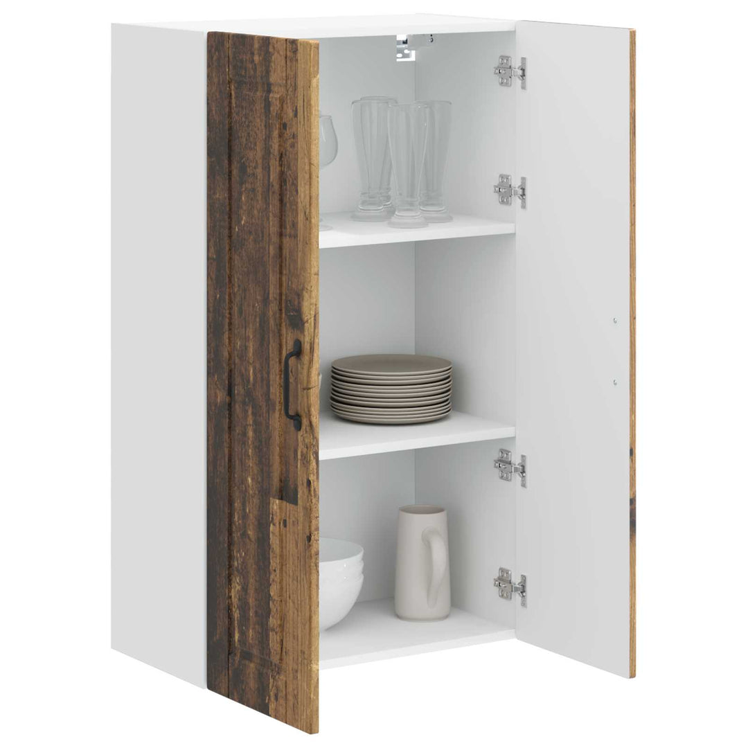 Vægskab PORTO Gammelt træ 60 x 31 x 100 cm Konstrueret træ