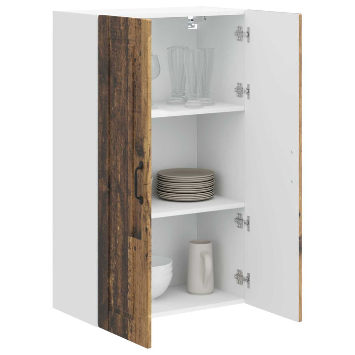 Vægskab PORTO Gammelt træ 60 x 31 x 100 cm Konstrueret træ