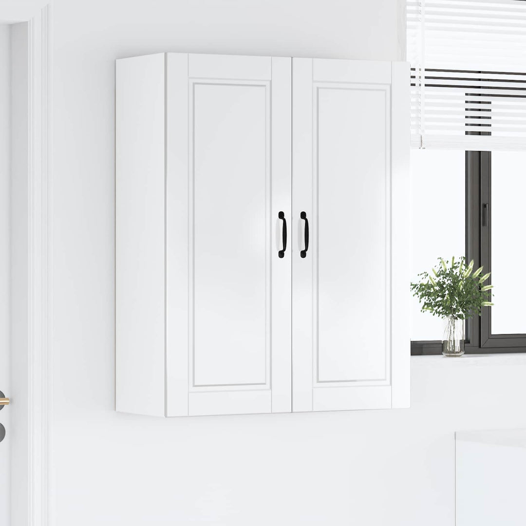 Vægskab PORTO Høj gloss hvid 80 x 31 x 100 cm Konstrueret træ