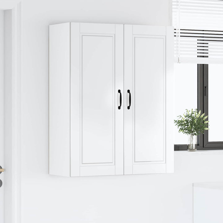 Vægskab PORTO Høj gloss hvid 80 x 31 x 100 cm Konstrueret træ