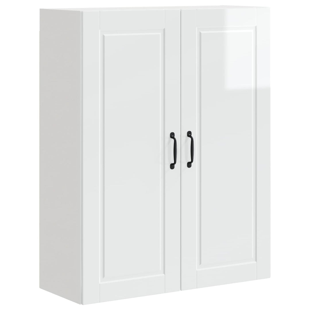 Vægskab PORTO Høj gloss hvid 80 x 31 x 100 cm Konstrueret træ
