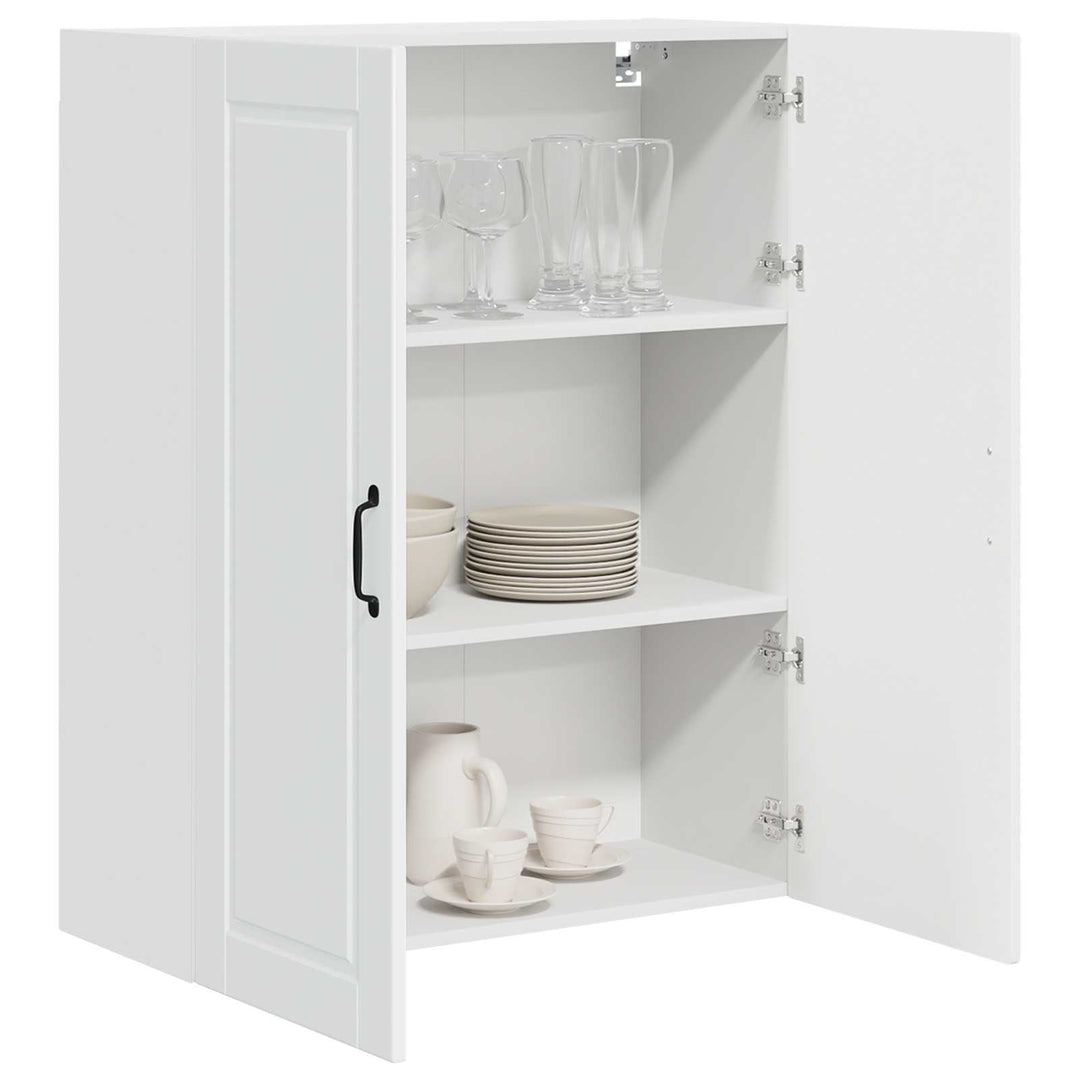 Vægskab PORTO Høj gloss hvid 80 x 31 x 100 cm Konstrueret træ