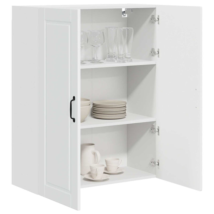 Vægskab PORTO Høj gloss hvid 80 x 31 x 100 cm Konstrueret træ