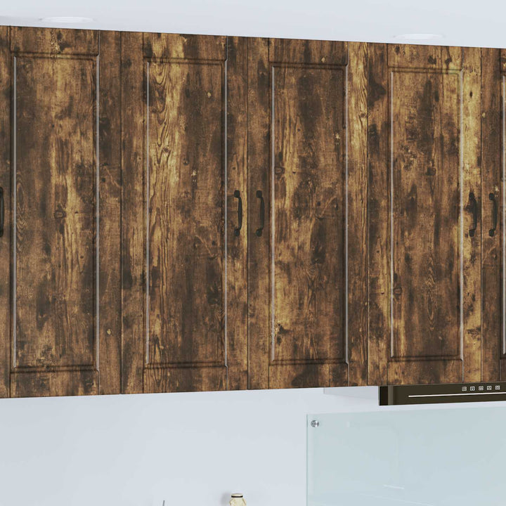 Vægskab PORTO Røget eg 80 x 31 x 100 cm Konstrueret træ