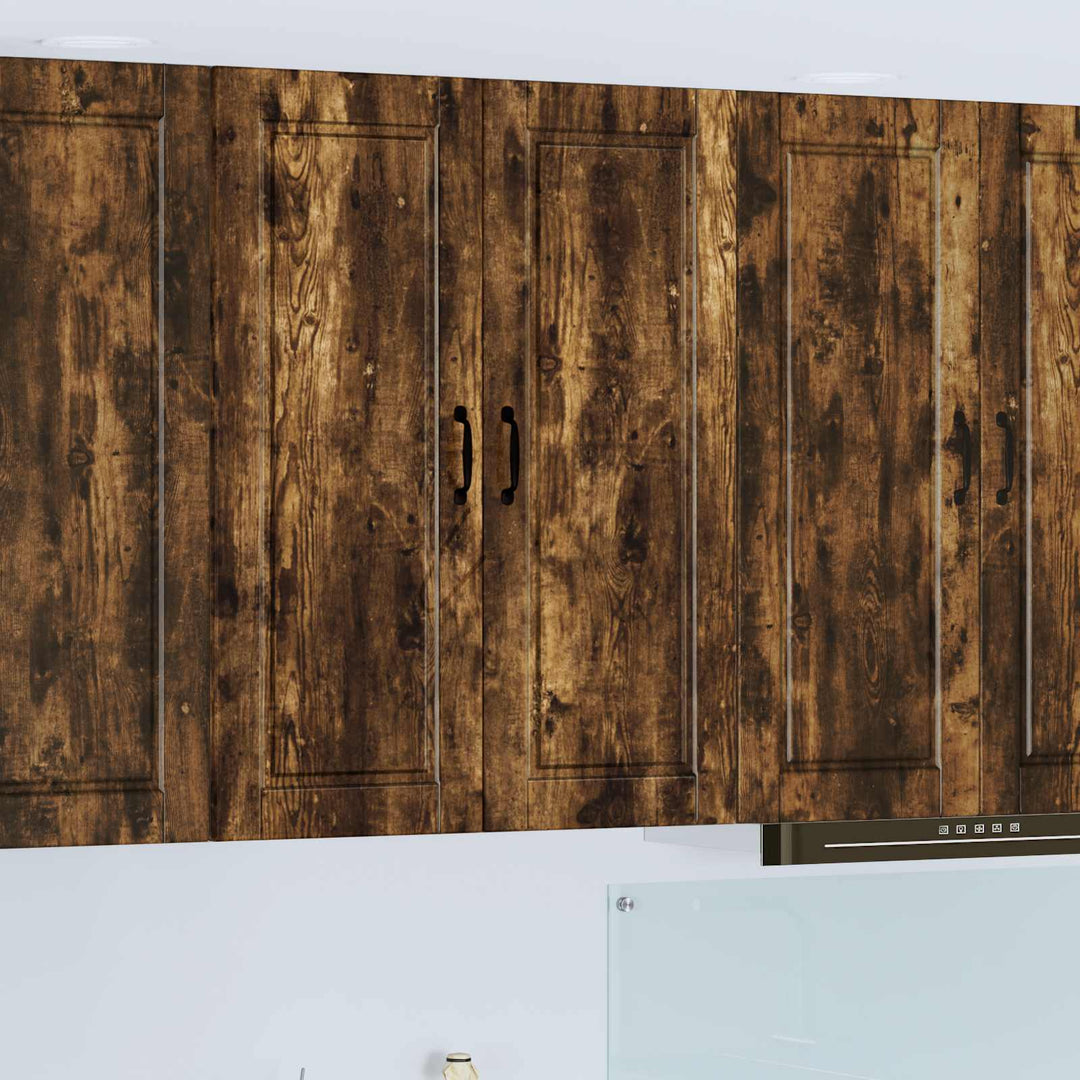 Vægskab PORTO Røget eg 80 x 31 x 100 cm Konstrueret træ