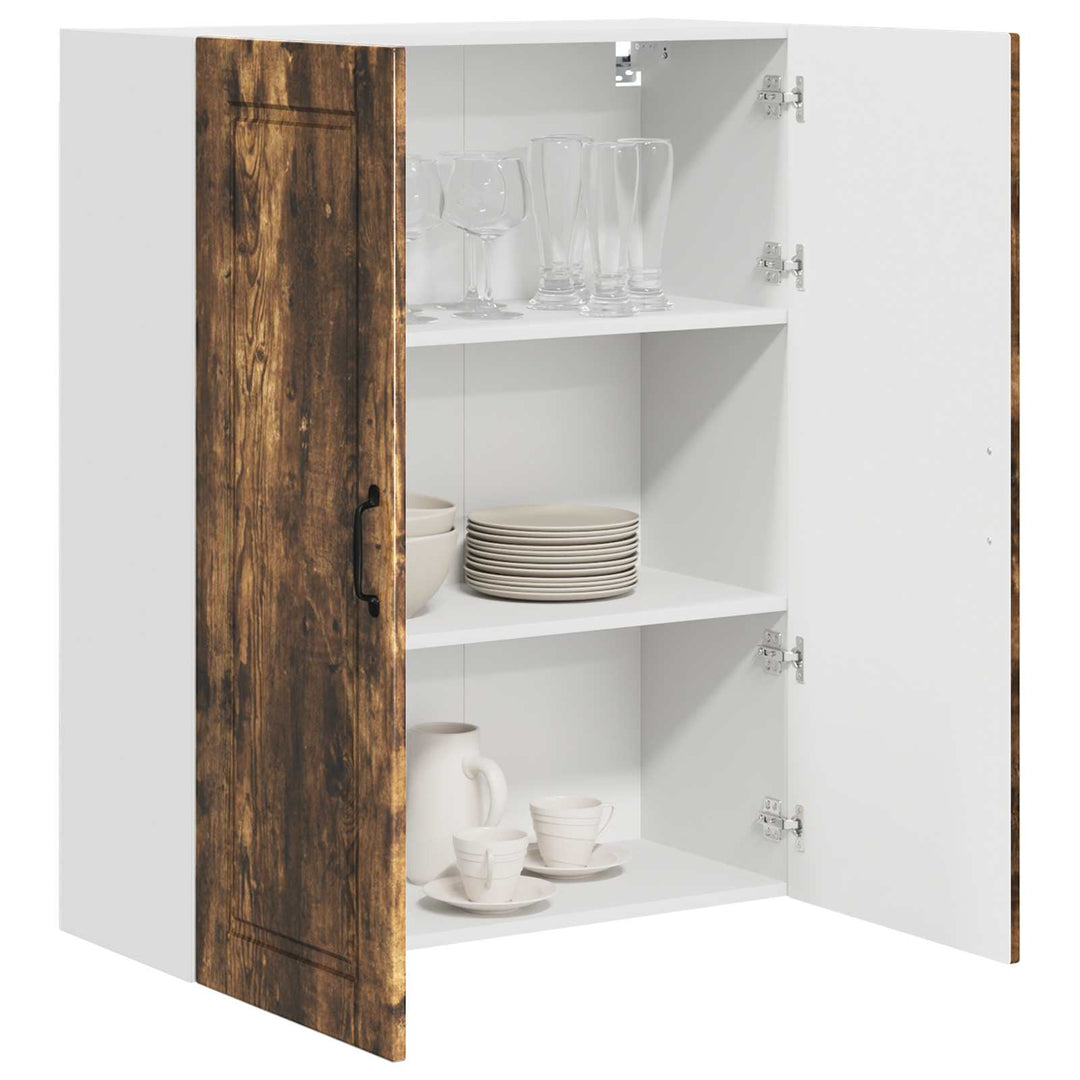 Vægskab PORTO Røget eg 80 x 31 x 100 cm Konstrueret træ