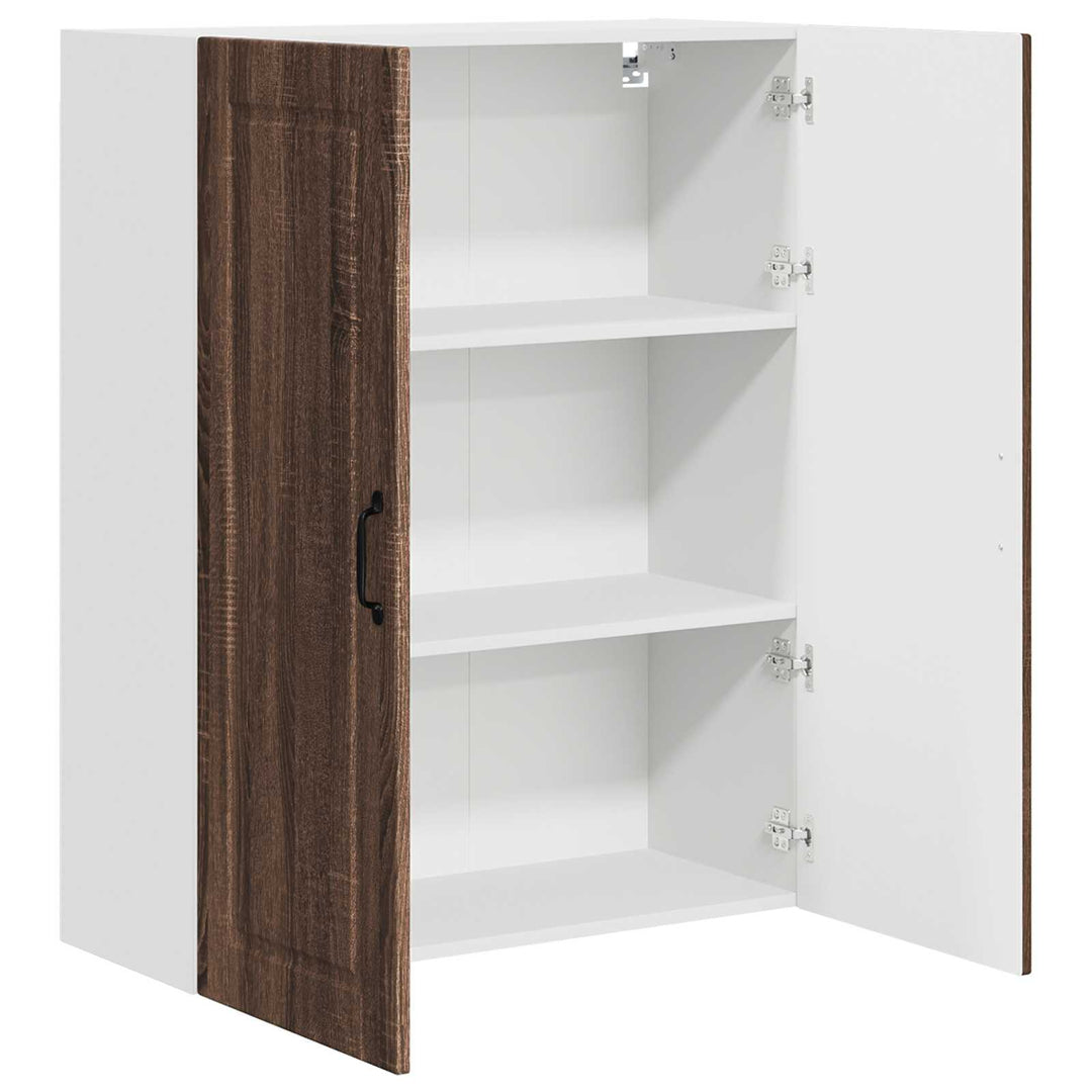 Vægskab PORTO Brun eg 80 x 31 x 100 cm Konstrueret træ