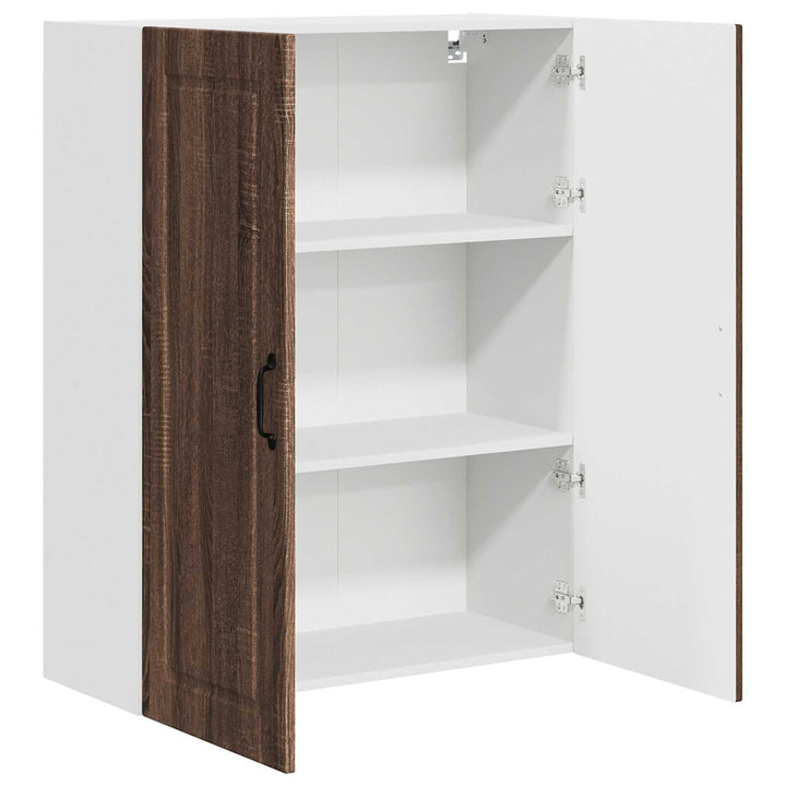 Vægskab PORTO Brun eg 80 x 31 x 100 cm Konstrueret træ