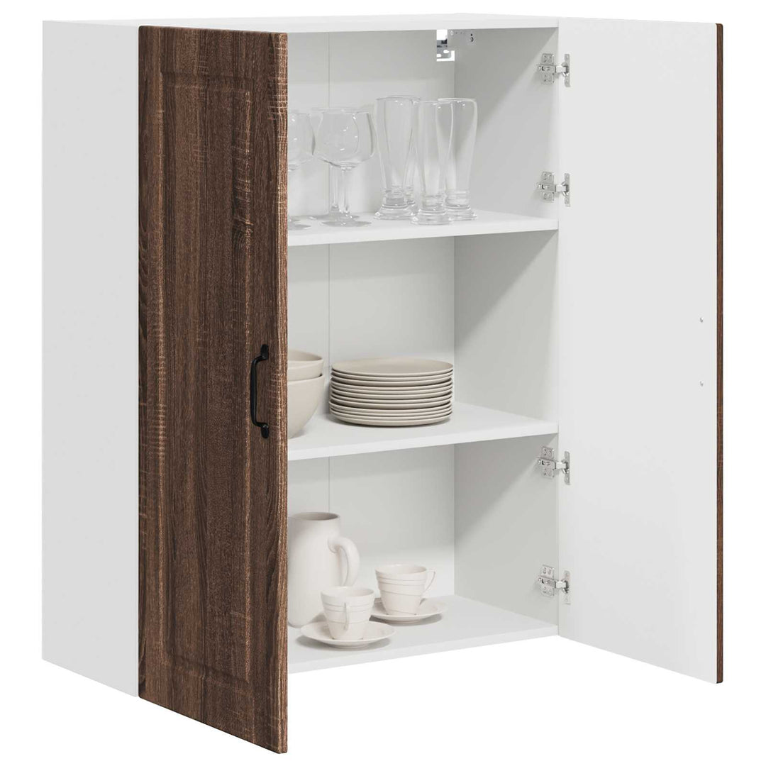 Vægskab PORTO Brun eg 80 x 31 x 100 cm Konstrueret træ
