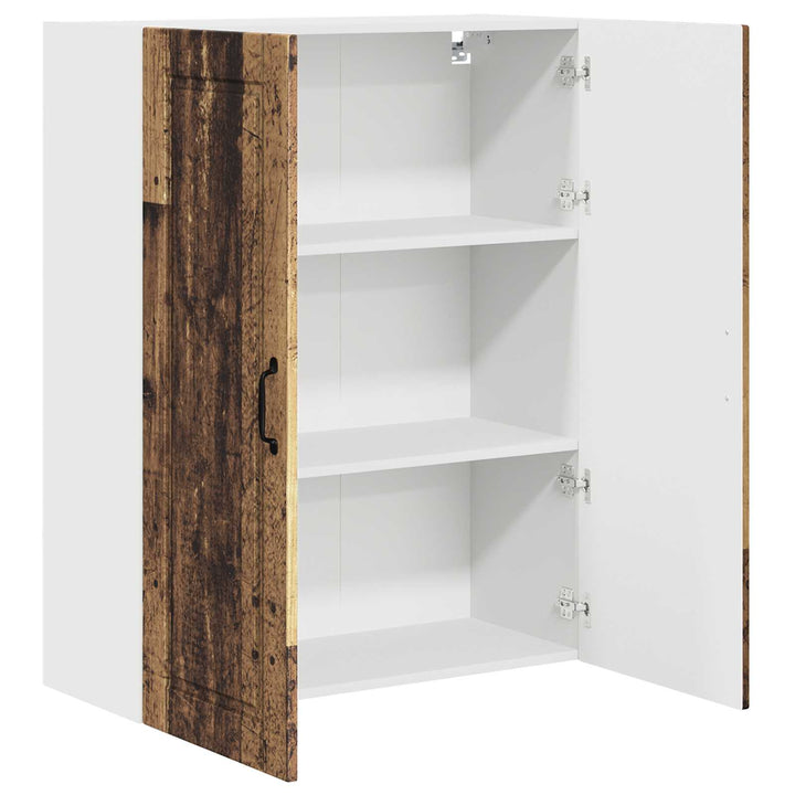Vægskab PORTO Gammelt træ 80 x 31 x 100 cm Konstrueret træ