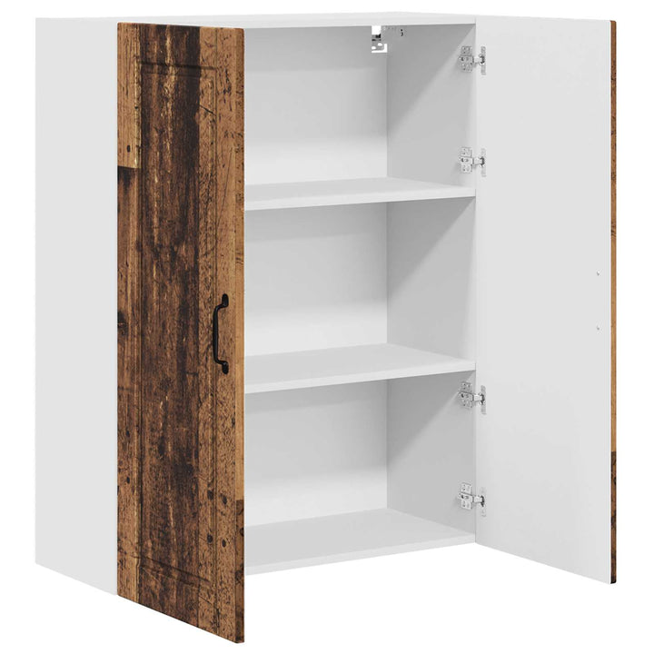 Vægskab PORTO Gammelt træ 80 x 31 x 100 cm Konstrueret træ