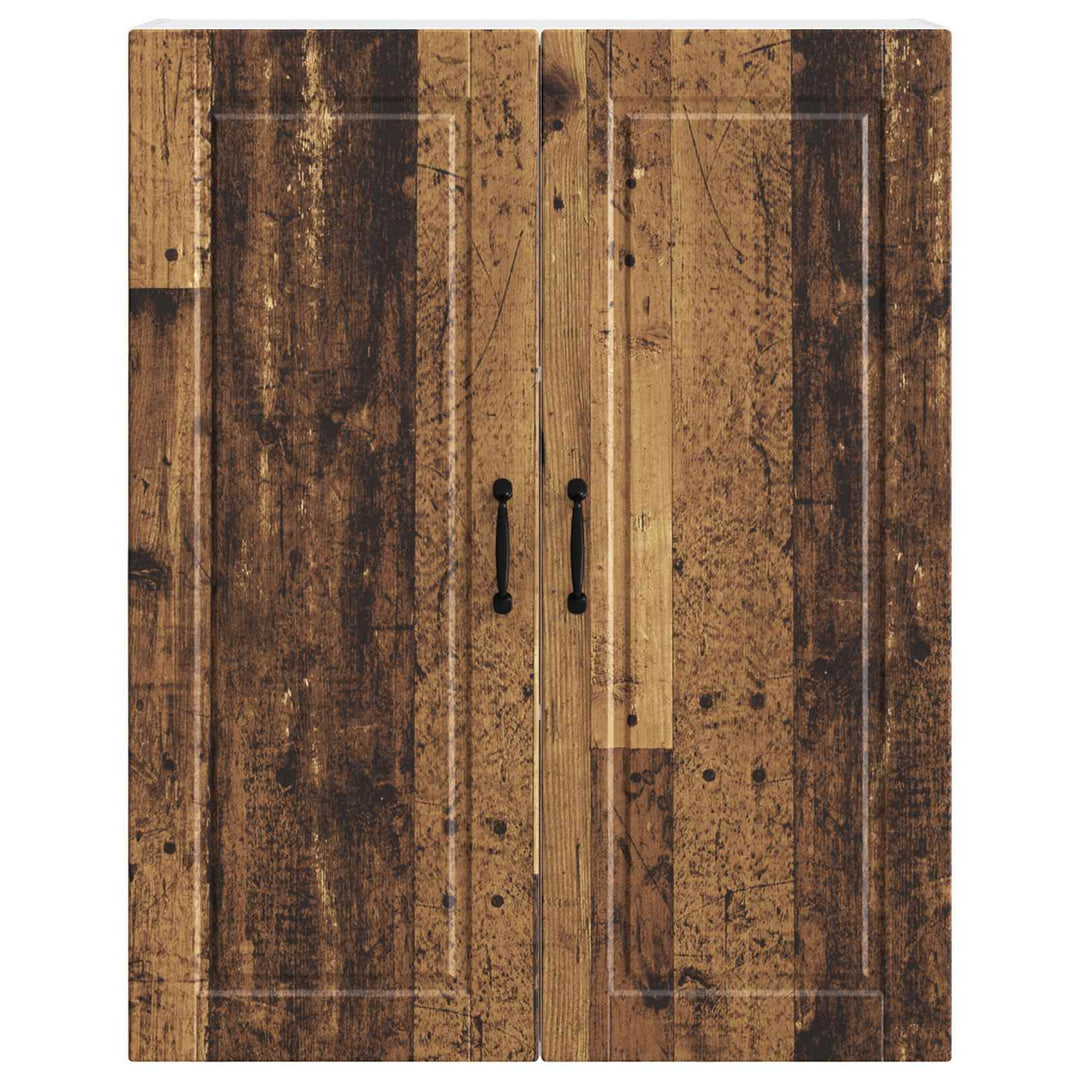 Vægskab PORTO Gammelt træ 80 x 31 x 100 cm Konstrueret træ