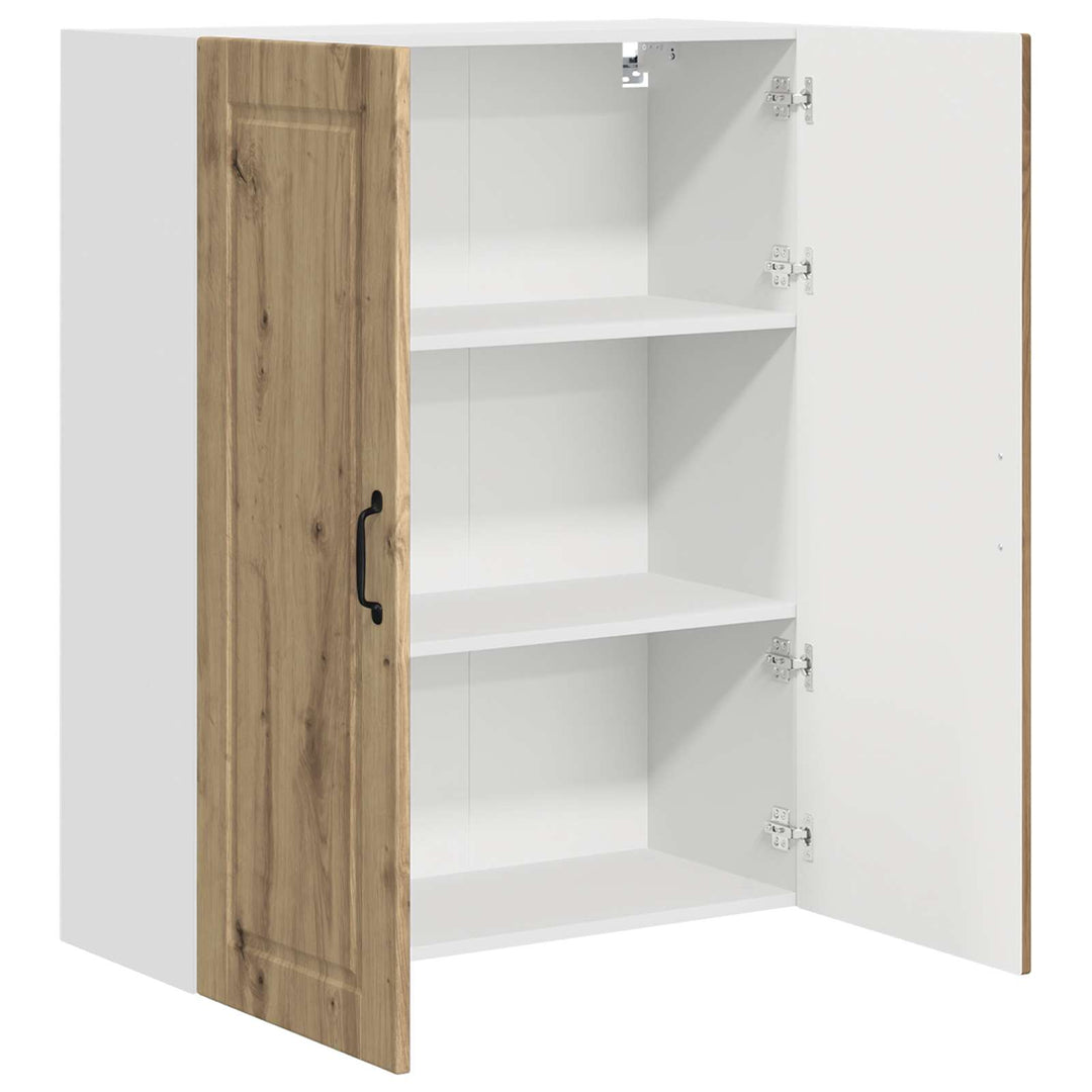 Vægskab PORTO Artisan Egetræ 80 x 31 x 100 cm Konstrueret træ