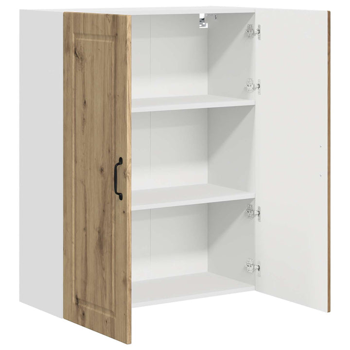 Vægskab PORTO Artisan Egetræ 80 x 31 x 100 cm Konstrueret træ