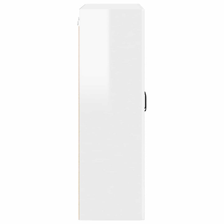 Væglågskab PORTO Høj gloss hvid 80 x 31 x 100 cm