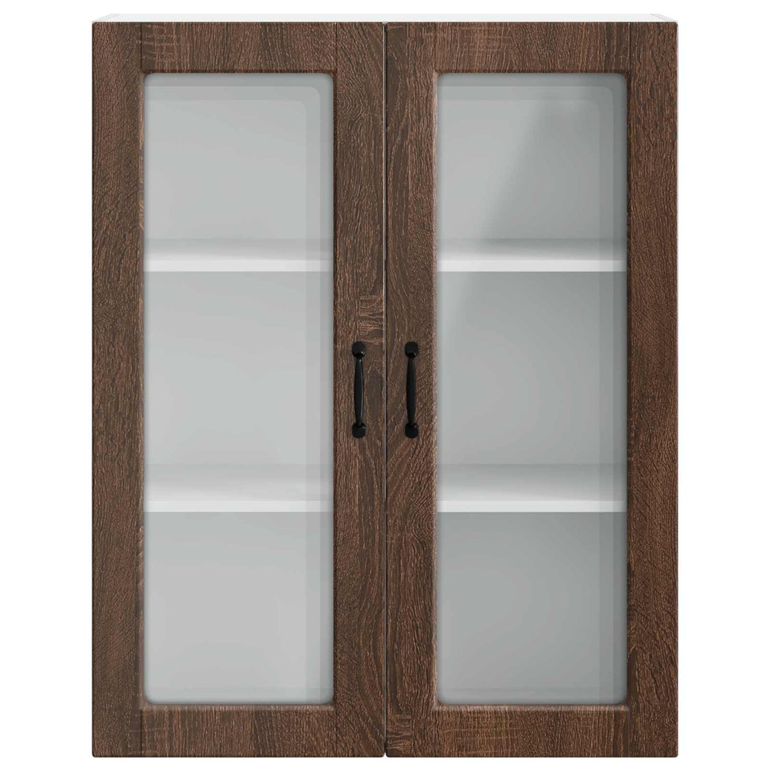 Væglågskab PORTO Brun eg 80 x 31 x 100 cm Konstrueret træ