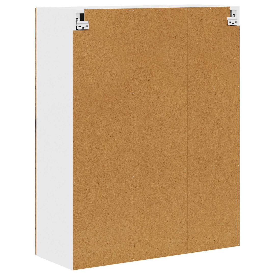 Væglågskab PORTO Gammelt træ 80 x 31 x 100 cm Konstrueret træ