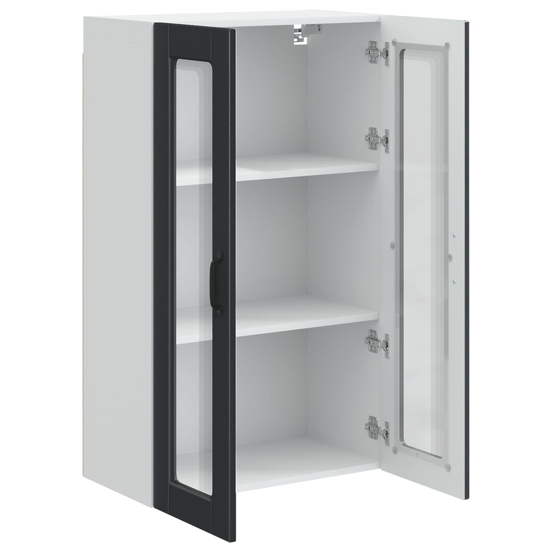 Væglågskab PORTO Sort 60 x 31 x 100 cm Konstrueret træ