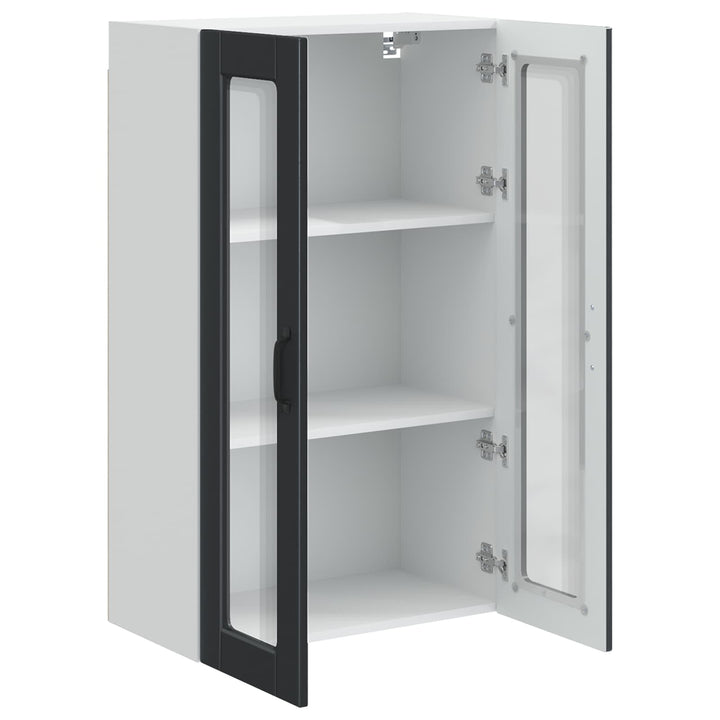 Væglågskab PORTO Sort 60 x 31 x 100 cm Konstrueret træ
