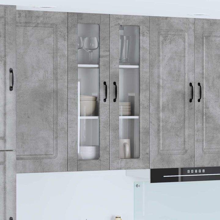 Væglågskab PORTO Beton Grå 60 x 31 x 100 cm Konstrueret træ